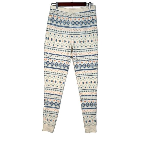 NEW BP. Thermal Knit Pajama Pants In Ivory Birch Holiday Fairisle Size S - Picture 2 of 4